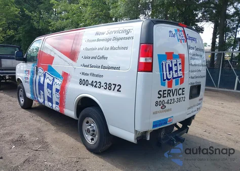 2022 GMC Savana Cargo Rwd 2500 Regular Wheelbase Work Van из США, поврежденный, VIN 1GTW7AF70N1221437